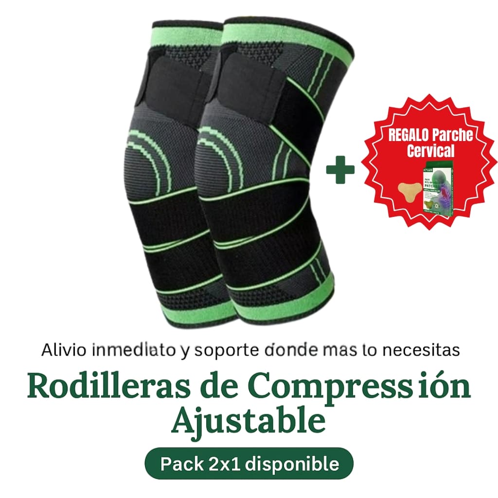ComfortKnee™ Pack 2 Rodillera De Compresion Ajuste Inteligente