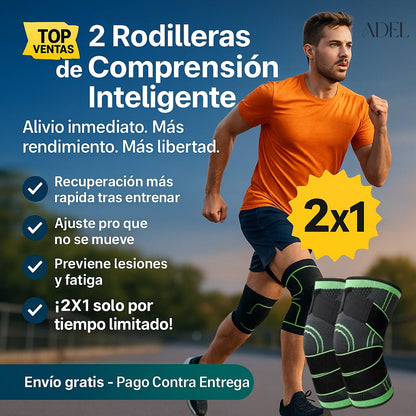 ComfortKnee™ Pack 2 Rodillera De Compresion Ajuste Inteligente